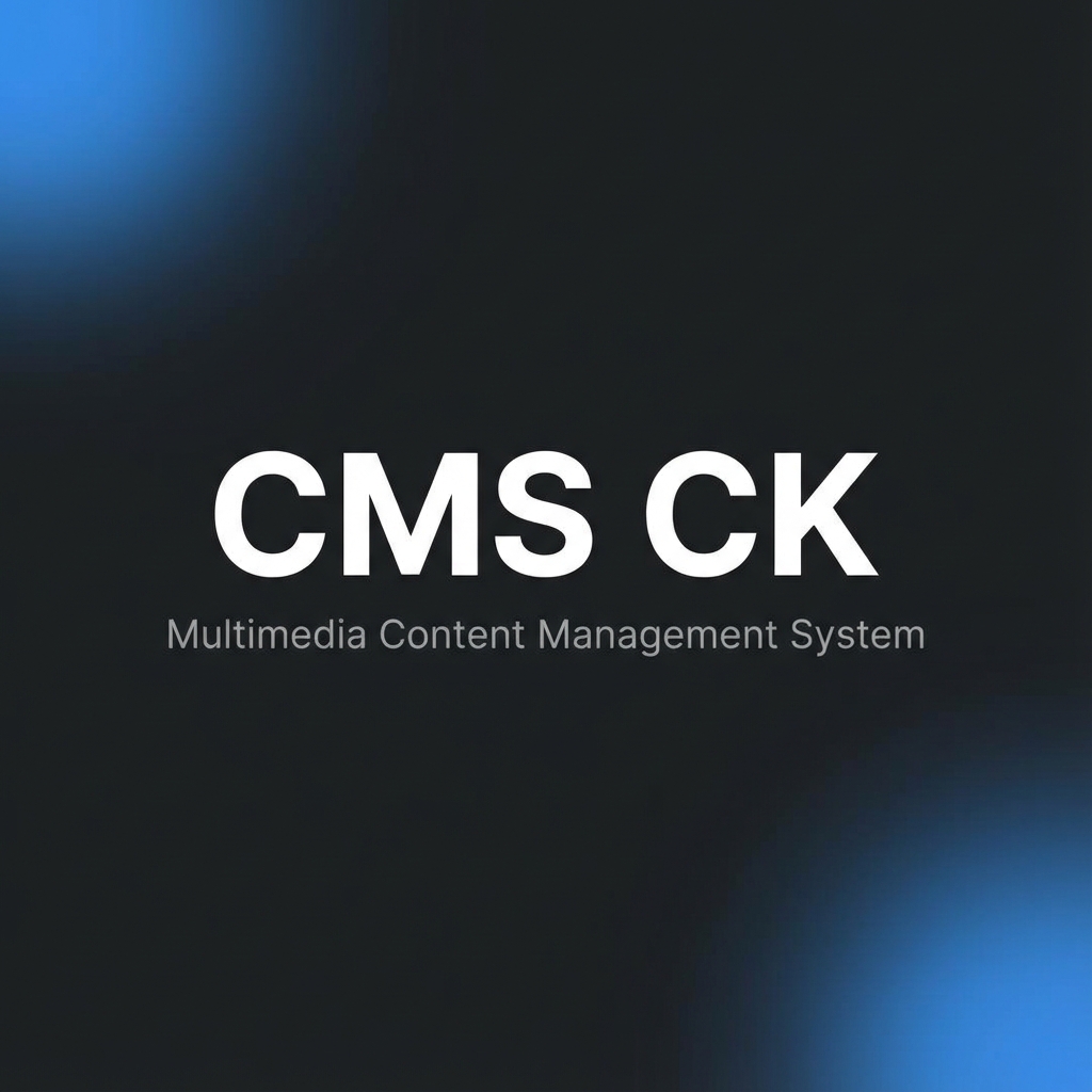 CMS Admin Login - Multimedia Management